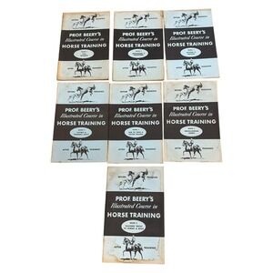 Prof Beerys Illustrated Horse Training Course Books 1-6,8 Incomplete Set Manuals